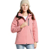 MANTEAU CHAUFFANT ROSE POUR FEMME - Veste Chauffante