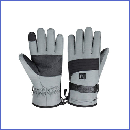 GANTS CHAUFFANTS GRIS - Veste Chauffante