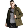 MANTEAU CHAUFFANT VERT MILITAIRE POUR HOMME - Veste Chauffante